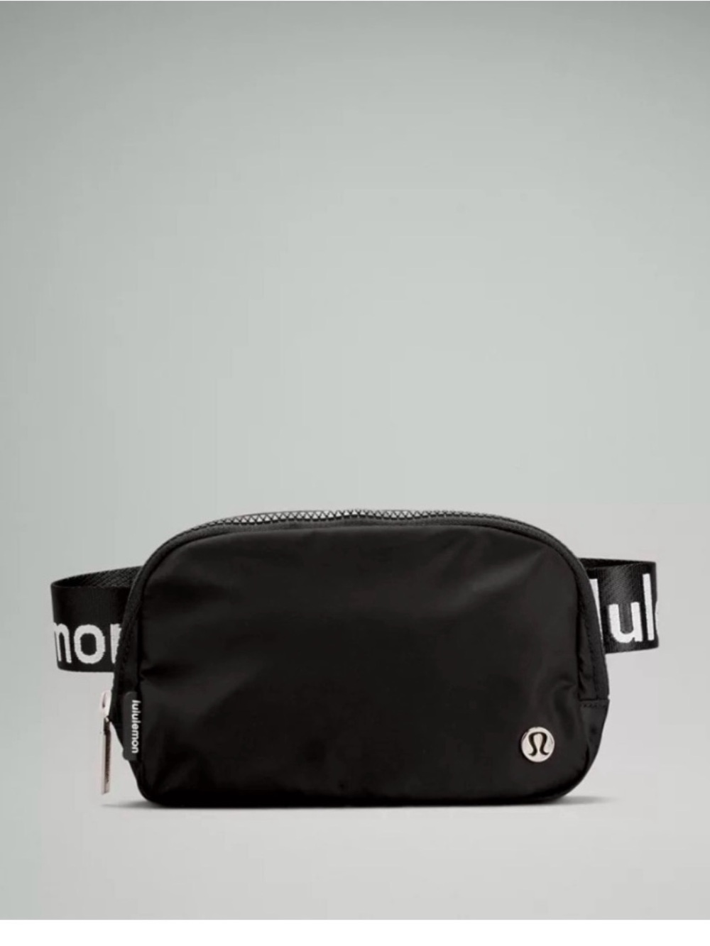 lululemon athletica Black Logo Strap Waist Bag
